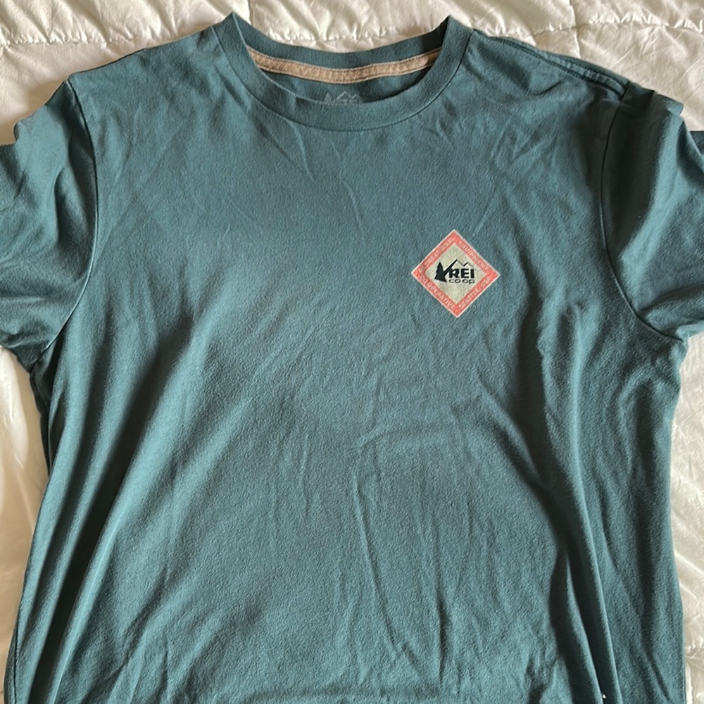 REI Teal Graphic Tee